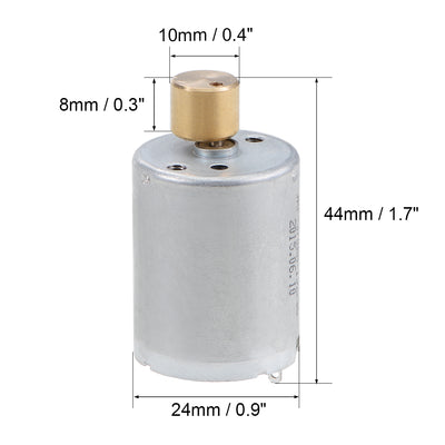 Harfington Uxcell Vibration Motors DC 12V 380mA 8000RPM Vibrating Motor Strong Power for DIY Electric  Massager 44x24mm