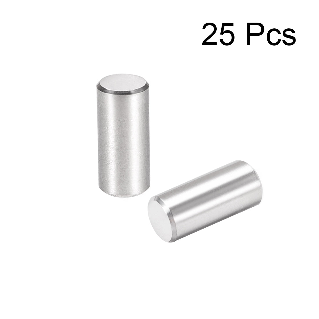 uxcell Uxcell 25Pcs Dowel Pin 304 Stainless Steel Cylindrical Shelf Support Pin