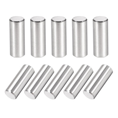 Harfington Uxcell 10Pcs Dowel Pin 304 Stainless Steel Cylindrical Shelf Support Pin