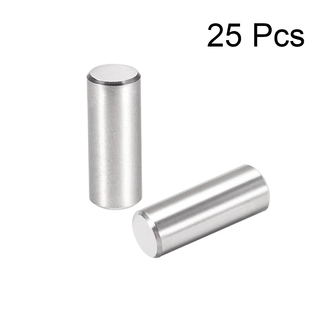 uxcell Uxcell 25Pcs Dowel Pin 304 Stainless Steel Cylindrical Shelf Support Pin