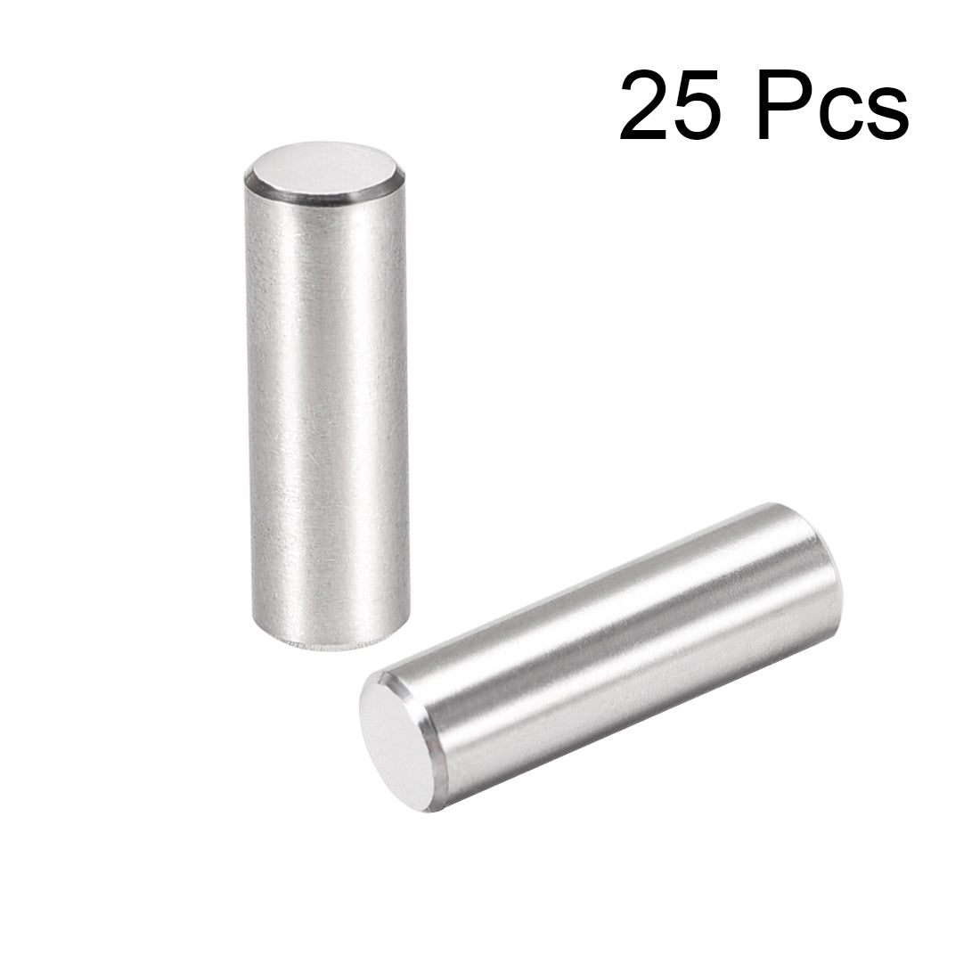 uxcell Uxcell 25Pcs Dowel Pin 304 Stainless Steel Cylindrical Shelf Support Pin