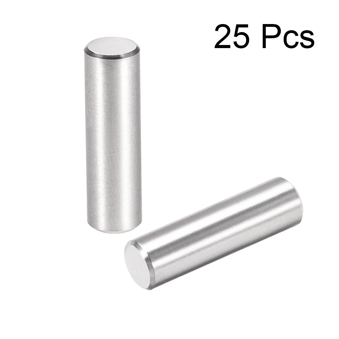 uxcell Uxcell 25Pcs Dowel Pin 304 Stainless Steel Cylindrical Shelf Support Pin