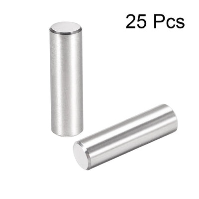 Harfington Uxcell 25Pcs Dowel Pin 304 Stainless Steel Cylindrical Shelf Support Pin