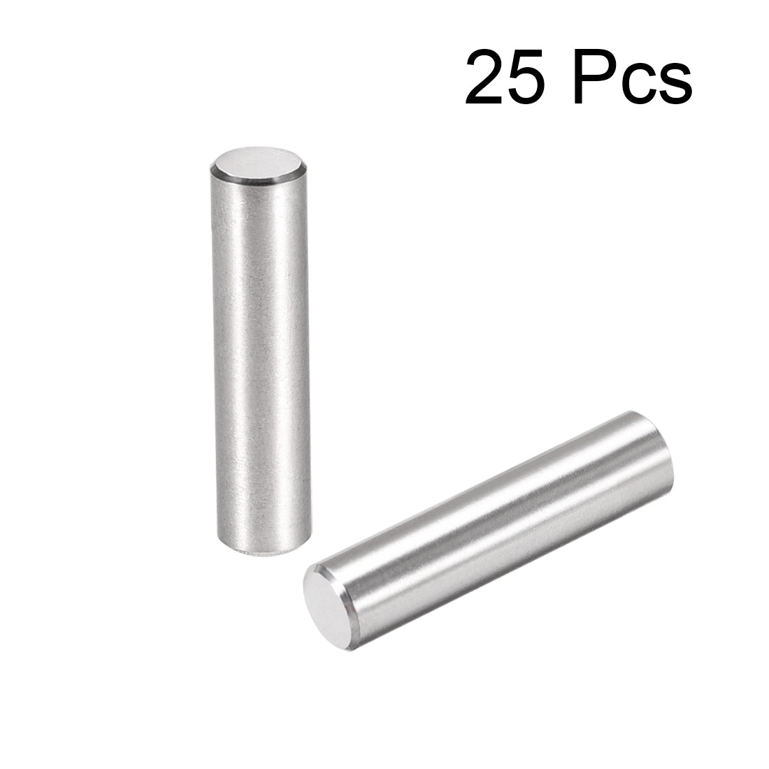 uxcell Uxcell 25Pcs Dowel Pin 304 Stainless Steel Cylindrical Shelf Support Pin