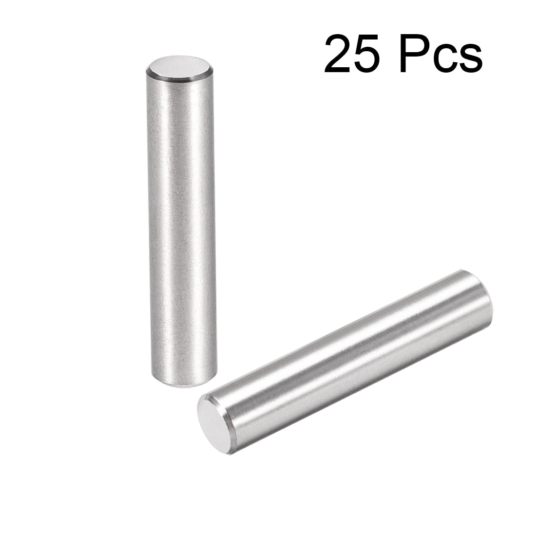 uxcell Uxcell 25Pcs Dowel Pin 304 Stainless Steel Cylindrical Shelf Support Pin