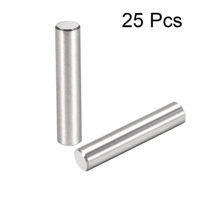 Harfington Uxcell 25Pcs Dowel Pin 304 Stainless Steel Cylindrical Shelf Support Pin