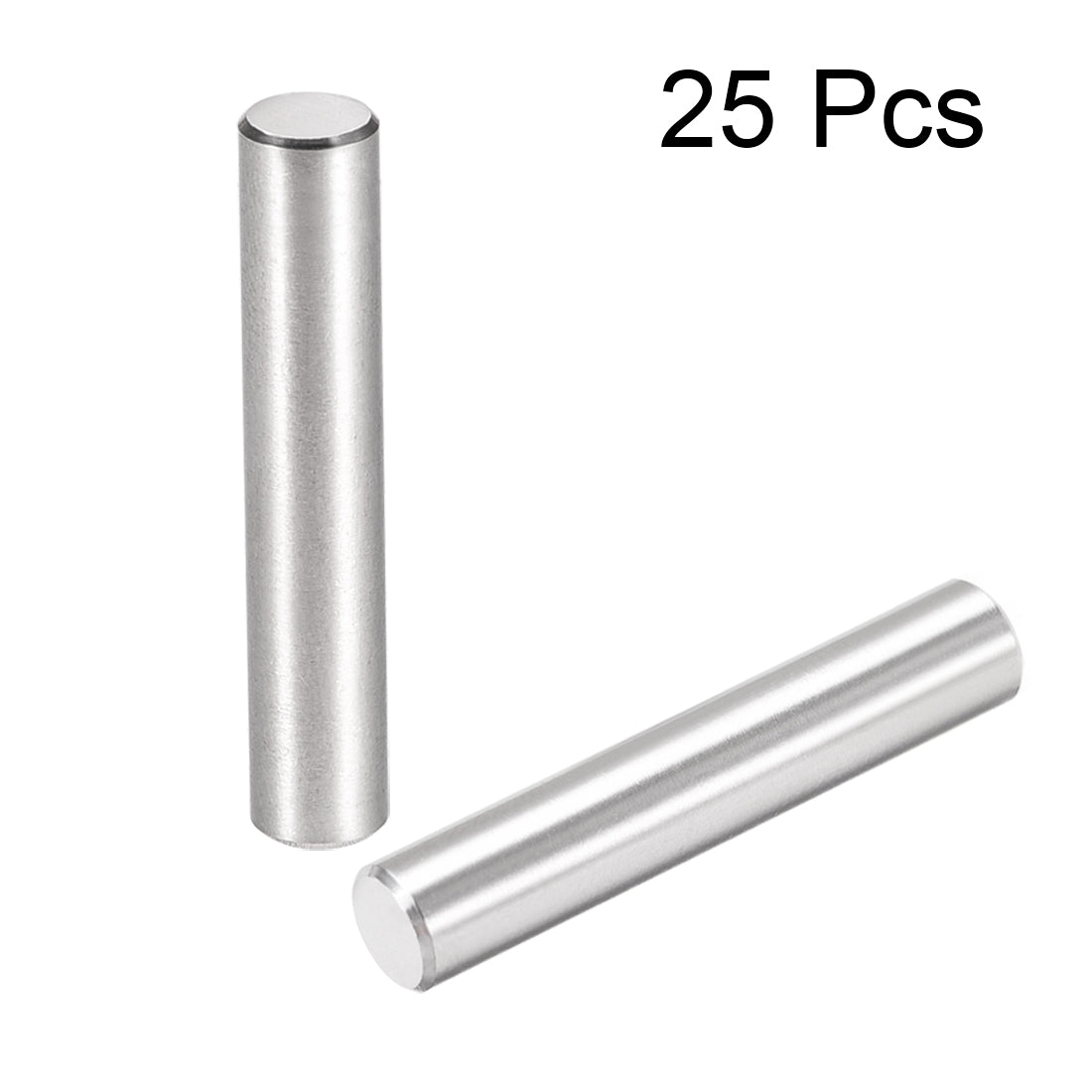 uxcell Uxcell 25Pcs Dowel Pin 304 Stainless Steel Cylindrical Shelf Support Pin