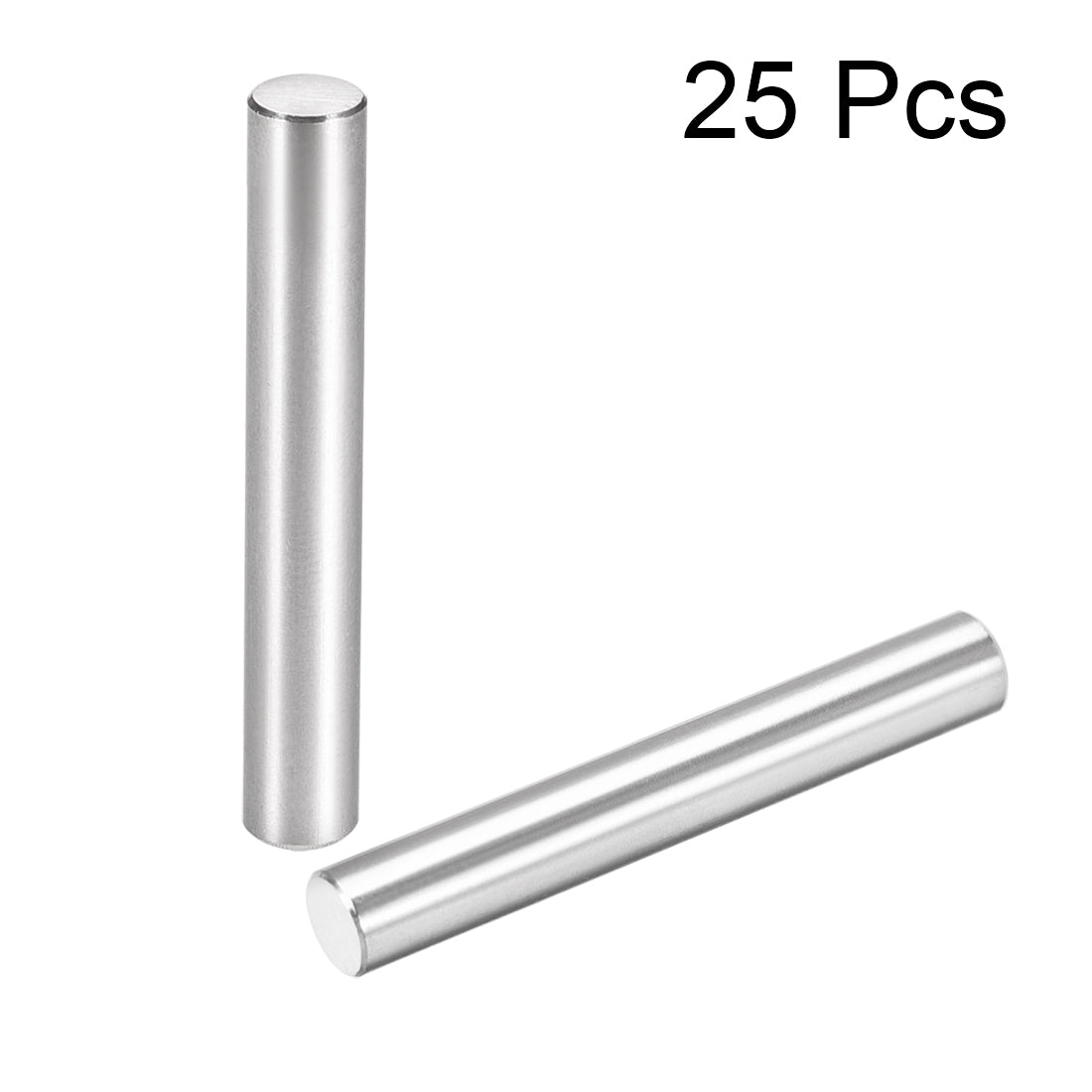 uxcell Uxcell 25Pcs Dowel Pin 304 Stainless Steel Cylindrical Shelf Support Pin