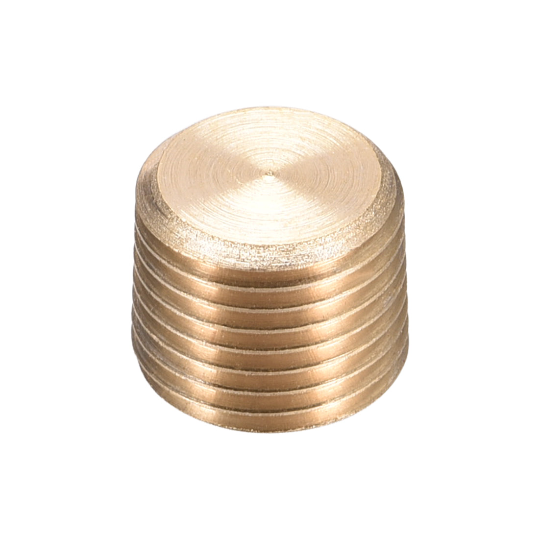 Uxcell Uxcell Brass Pipe Fitting - Hex Counter Sunk Plug 1/8NPT Male Socket Drive Countersunk Pipe Plugs 15pcs