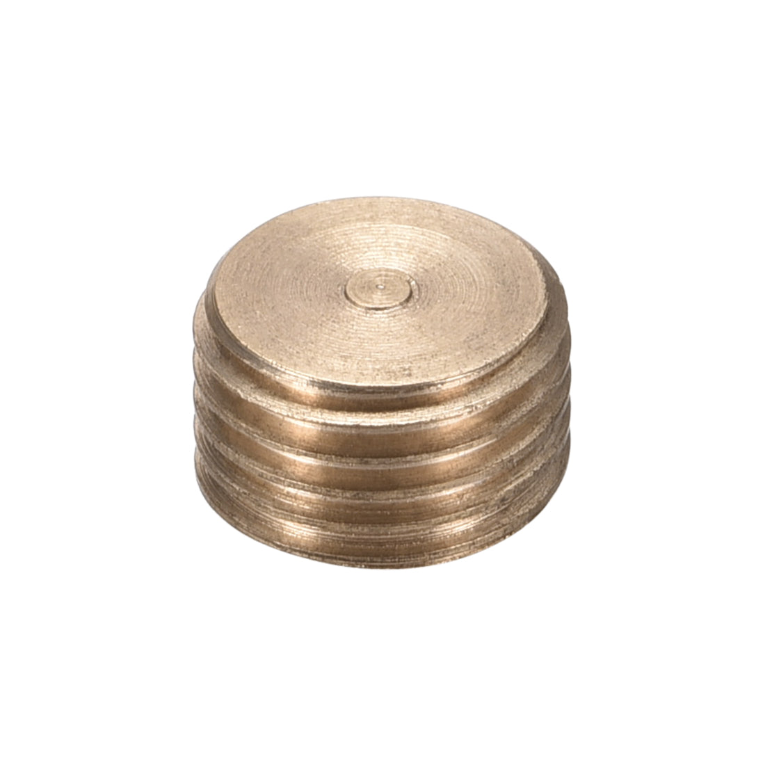 uxcell Uxcell Brass Pipe Fitting - Hex Counter Sunk Plug G1/4 Male Socket Drive Countersunk Pipe Plugs 5pcs