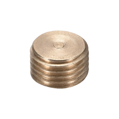 Harfington Uxcell Brass Pipe Fitting - Hex Counter Sunk Plug G1/4 Male Socket Drive Countersunk Pipe Plugs 5pcs