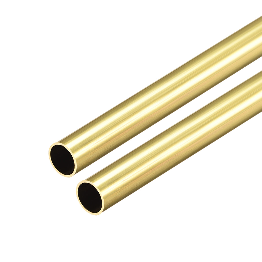 Uxcell Brass Round Tube 300mm Length 8 5mm Od 0 5mm Wall Thickness Seamless Straight Pipe Tubing