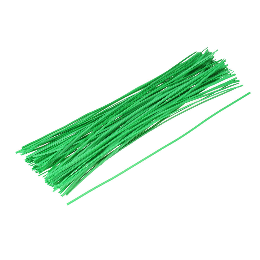 uxcell Uxcell Garden Twist Tie 20cm 8 Inch Strips for Branches Cord Management Green 200pcs