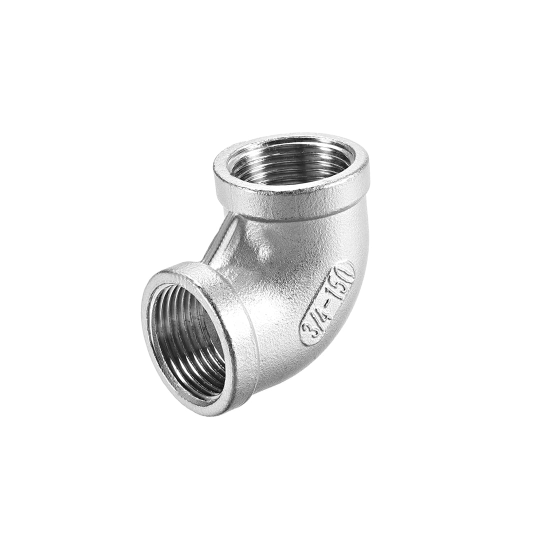 uxcell Uxcell Stainless Steel 316 Pipe Fitting Elbow 3/4BSPT Female x 3/4BSPT Female