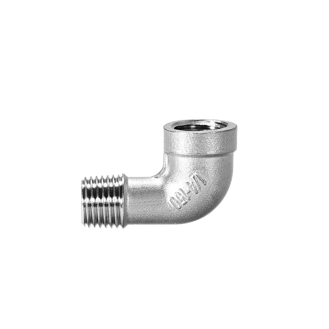 uxcell Uxcell Stainless Steel 304 Pipe Fittings Elbow 1/4BSPT Female x 1/4BSPT Male