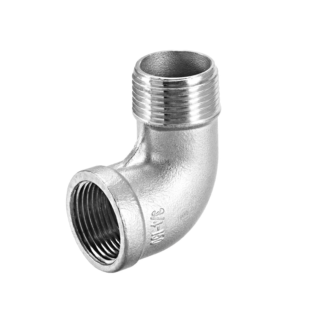 uxcell Uxcell Stainless Steel 316 Pipe Fitting Elbow 3/4BSPT Female x 3/4BSPT Male