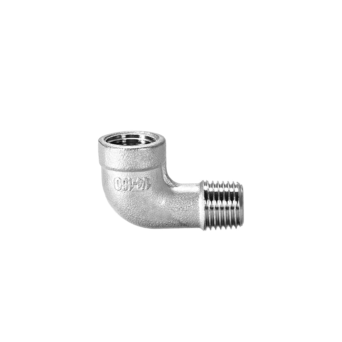 uxcell Uxcell Stainless Steel 316 Pipe Fitting Elbow 1/4BSPT Female x 1/4BSPT Male