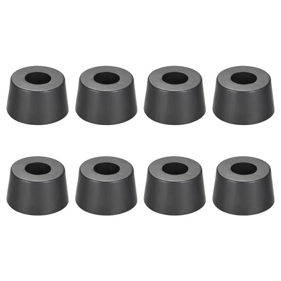 Harfington Uxcell 8 Pcs D33xH19mm Rubber Feet Anti-Vibration Base Pad Stand for Speaker Guitar Amplifier HiFi