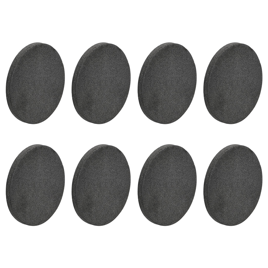 uxcell Uxcell 8 Pcs Single Sided D35xH3mm Foam Feet Non Slip Pads for Speaker Guitar Amplifier HiFi Black