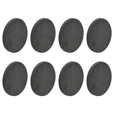 Harfington Uxcell 8 Pcs Single Sided D35xH3mm Foam Feet Non Slip Pads for Speaker Guitar Amplifier HiFi Black