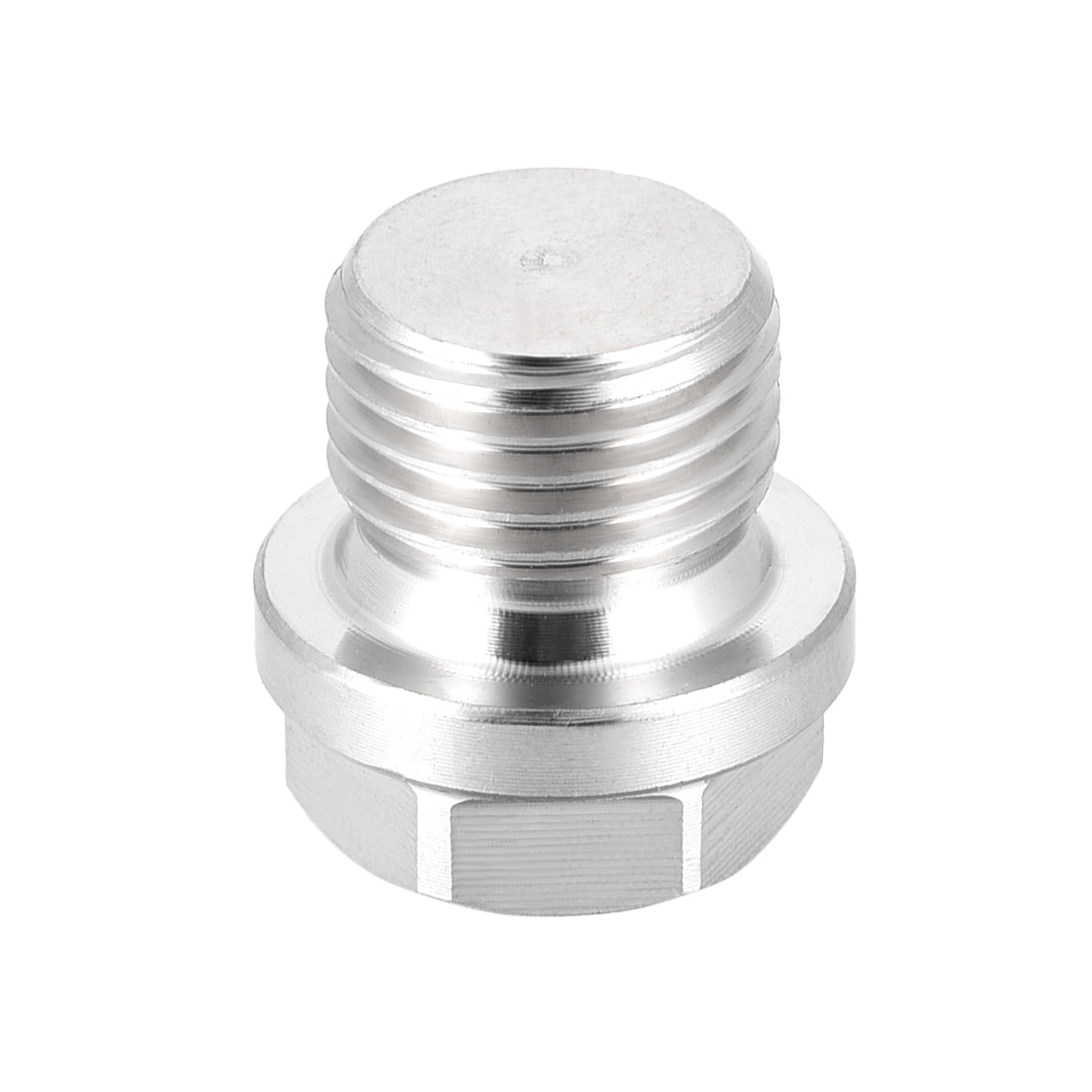 uxcell Uxcell M16 x 1.5 Male Outer Hex Head Plug - 304 Stainless Steel Solid Thread Corrosion Resistant Bung Plug Pipe Fitting