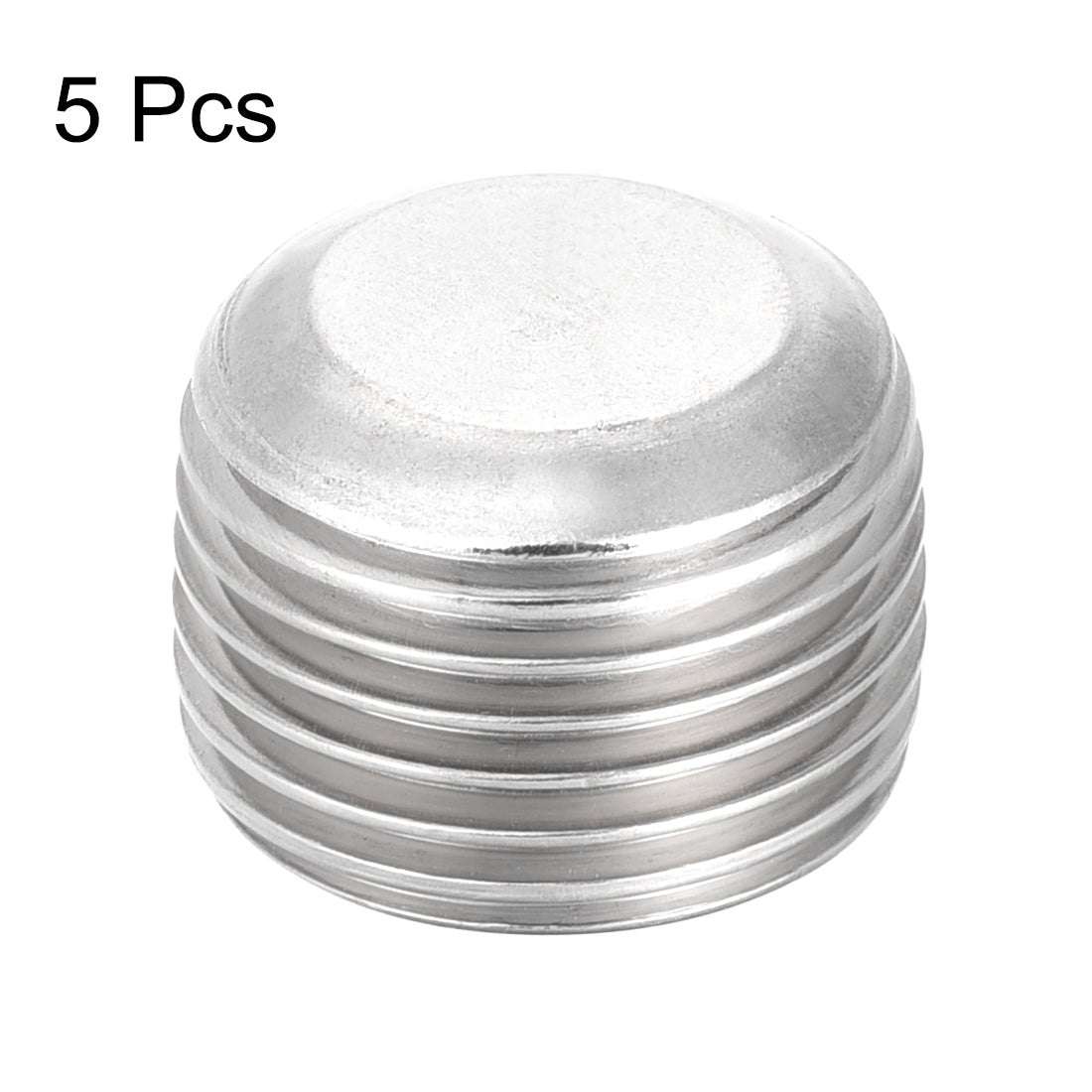 uxcell Uxcell Hex Countersunk Plug Stainless Steel Pipe Fitting Male Thread Socket Pipe Adapter Connector