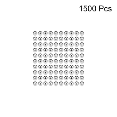 Harfington Uxcell Lager Ball 304 Edelstahl G200 Präzisionskugel 0,5mm-1,8mm 1mm (1000 Stück)