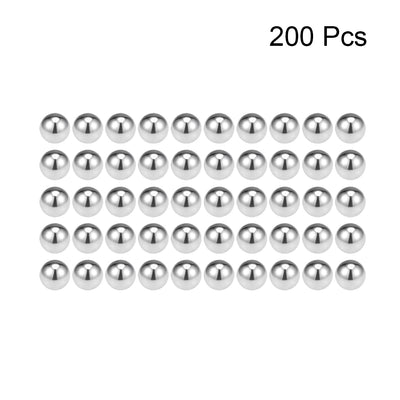 Harfington Uxcell 4.5mm Bearing Balls 304 Stainless Steel G100 Precision Balls 200pcs