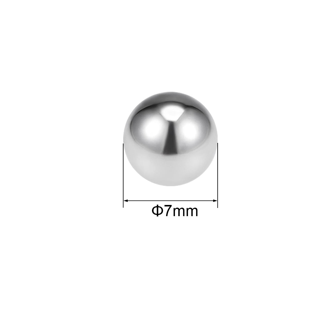 uxcell Uxcell Bearing Balls Metric 304 Stainless Steel Grade G100 Precision Ball