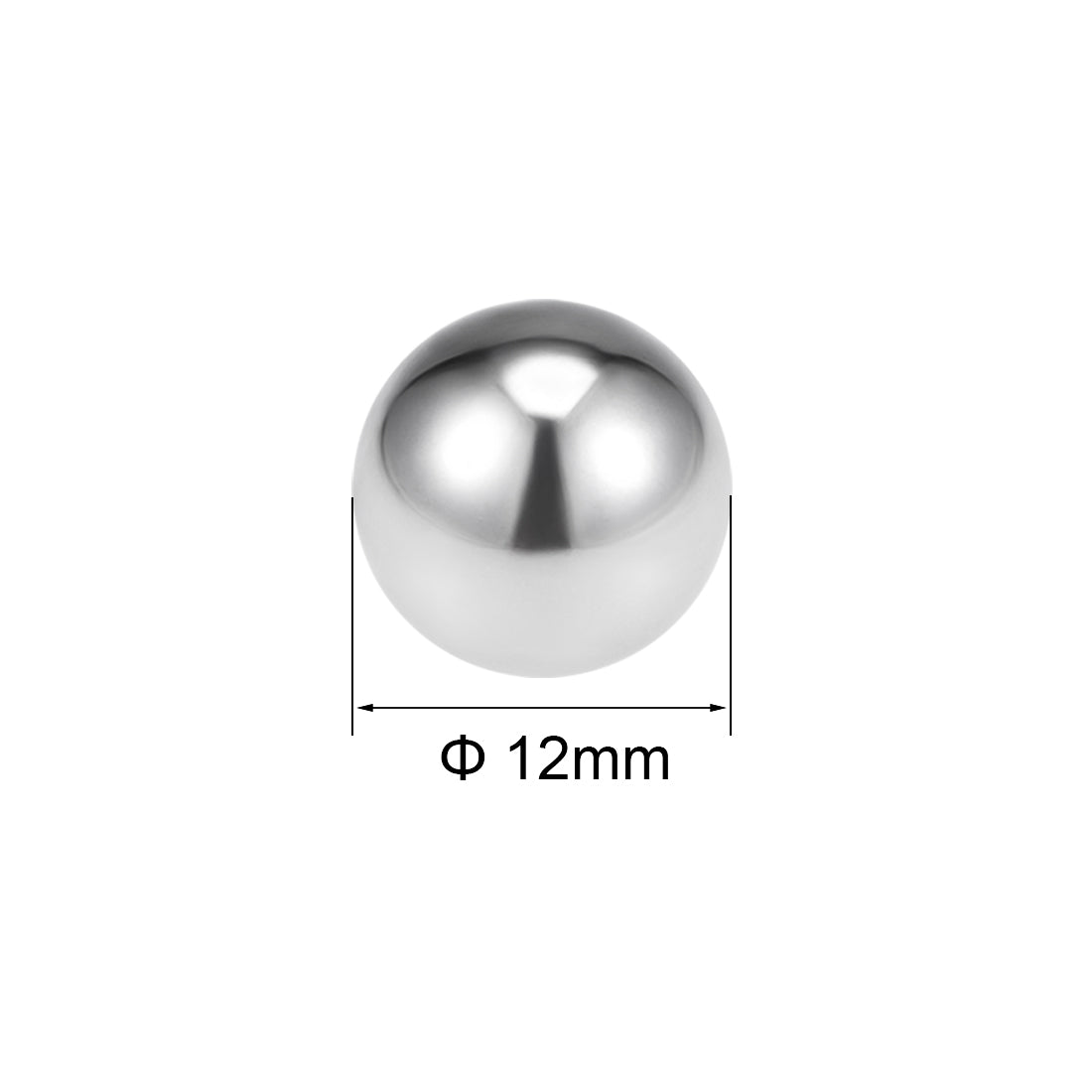 Uxcell Uxcell 20mm Bearing Balls 304 Stainless Steel G100 Precision Balls 5pcs