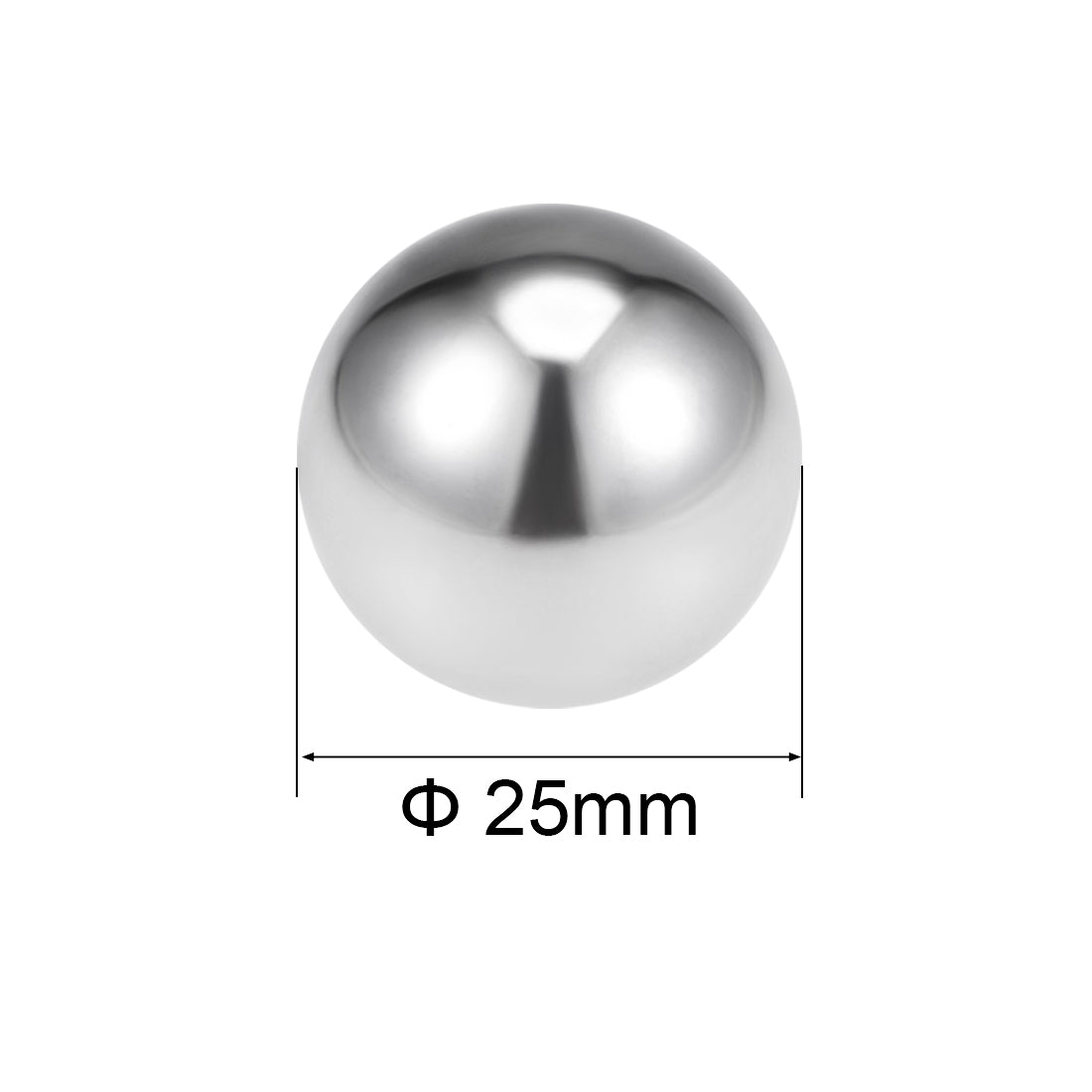 Uxcell Uxcell 30mm Bearing Balls 304 Stainless Steel G100 Precision Balls 4pcs