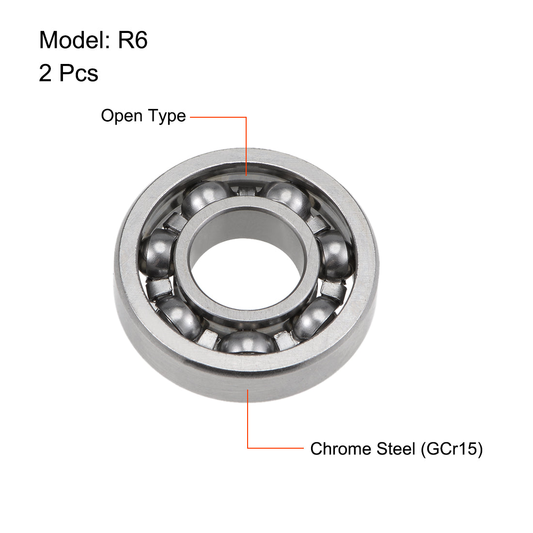 Harfington Ball Bearings Double Sealed Chrome Steel Cover