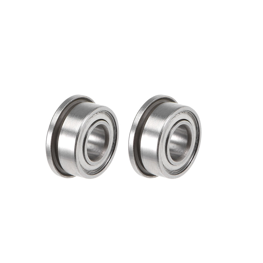 uxcell Uxcell Flanged Ball Bearings Shielded Chrome Steel Bearings