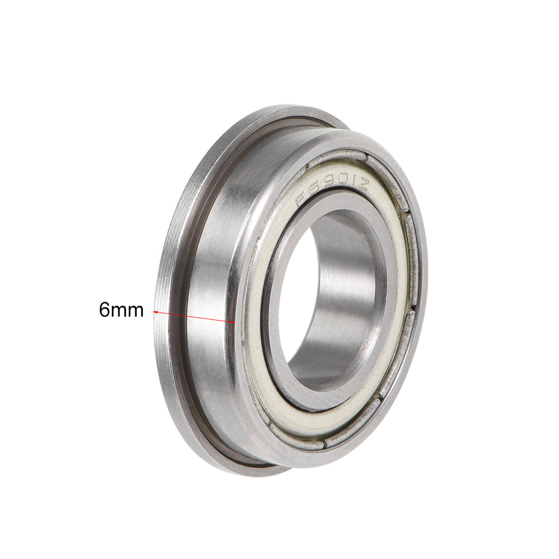 uxcell Uxcell Flange Ball Bearing Shielded Chrome Steel Bearing