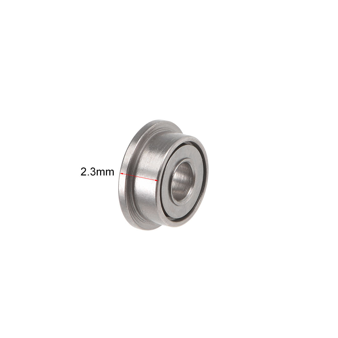 uxcell Uxcell F682ZZ Flange Ball Bearing 2x5x2.3mm Shielded Chrome Bearings 10pcs