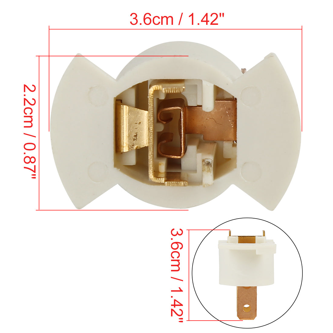 X AUTOHAUX Auto Scheinwerfer Lampenfassung Halter Stecker Adapter