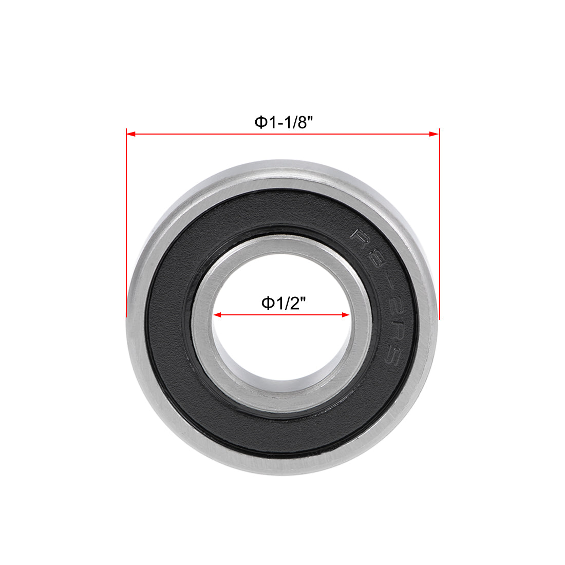 Harfington Deep Groove Ball Bearings Double Sealed Carbon Steel