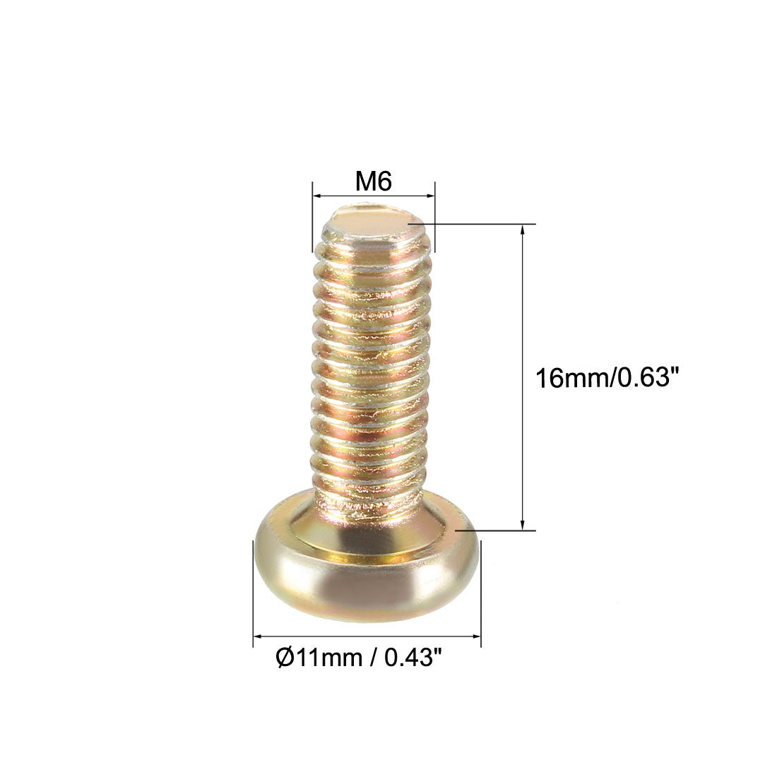 uxcell Uxcell Hex Socket Cap Machine Screws Zinc Plated Fasteners Thread