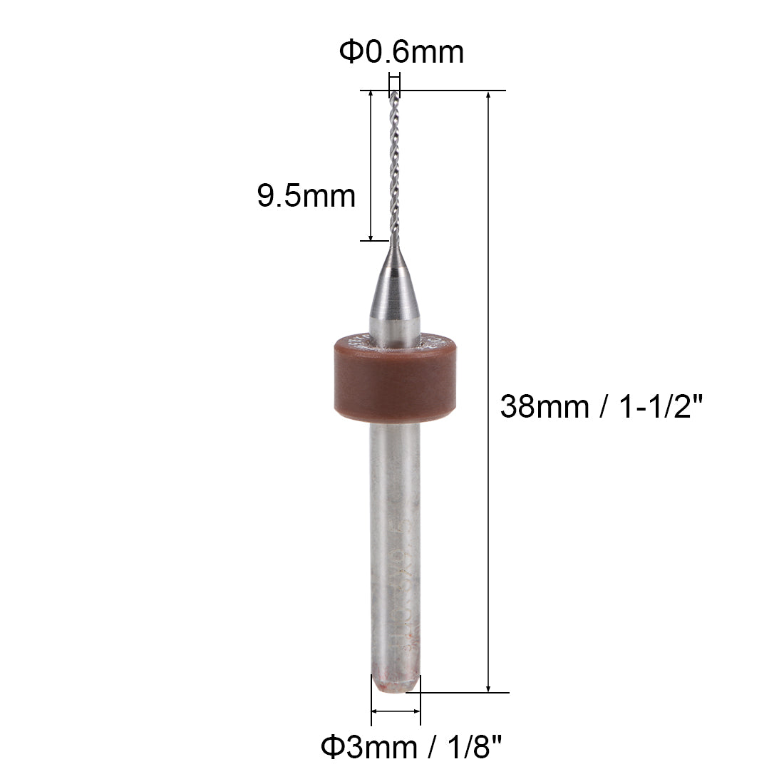 Harfington Tungsten Carbide CNC Engraving Print Circuit Board PCB Drill Bits Drilling