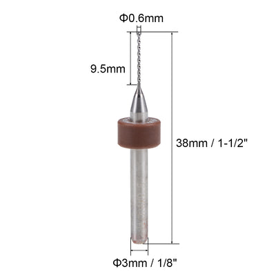 Harfington Tungsten Carbide CNC Engraving Print Circuit Board PCB Drill Bits Drilling