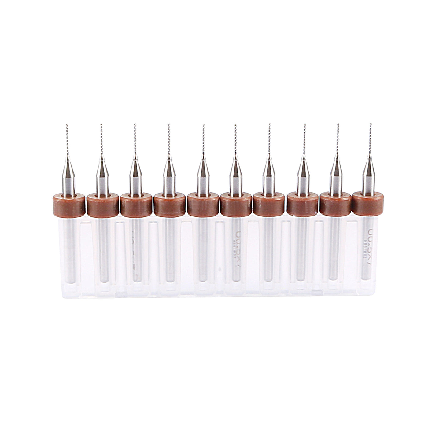 uxcell Uxcell 1Set (10Pcs) 0.5mm Carbide CNC Engraving Circuit Board Micro PCB Drill Bits