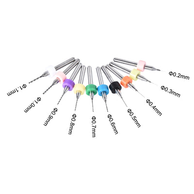 Harfington Carbide CNC Engraving Drill Bit, Circuit Board Micro PCB Drill Bits Tools