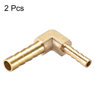 Harfington Brass Hose Fitting, 90 Degree Pipe Connector Coupler