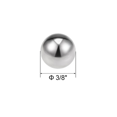 Harfington Uxcell 1/2" Bearing Balls 304 Stainless Steel G100 Precision Balls 10pcs