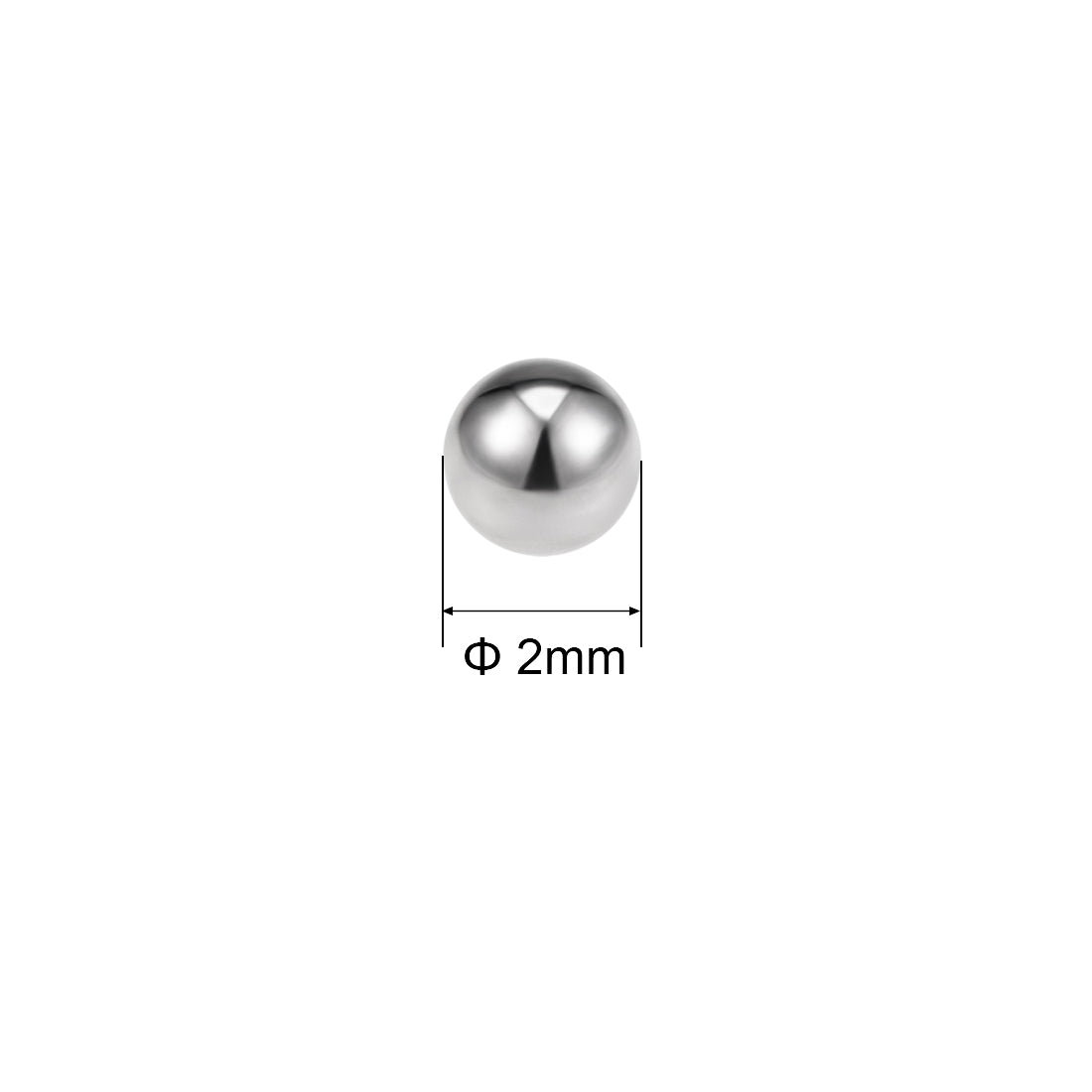 Uxcell Uxcell 4mm Bearing Balls 316L Stainless Steel G100 Precision Balls 200pcs