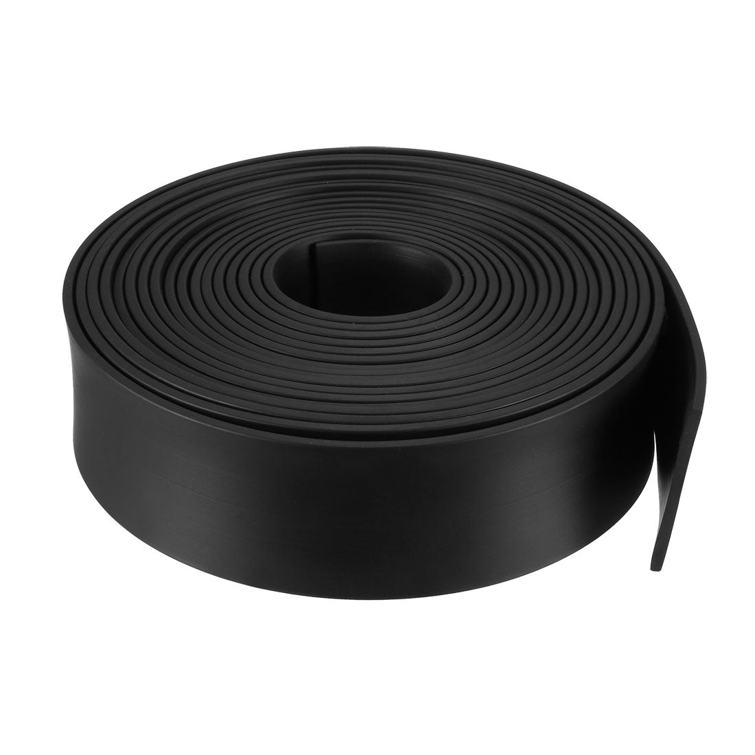 uxcell Uxcell Solid Rectangle Rubber Seal Strip 20mm Wide 5mm Thick, 1 Meter Long Black