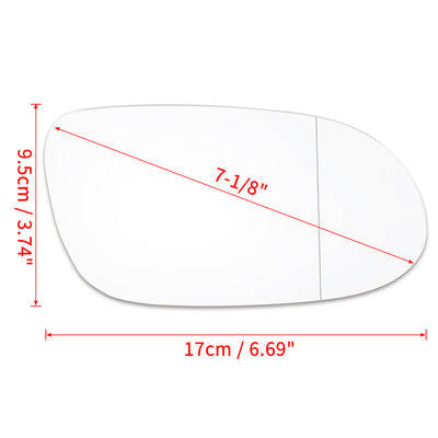 Harfington Auto Fahrzeug rechts Seite Rückansicht Spiegel Glasklebstoffen Ersatz