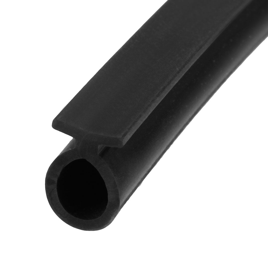 uxcell Uxcell T-Slot Mount Weatherstrip Seal 7mm Bulb Bubble for 6mm Slot 1 Meter Black