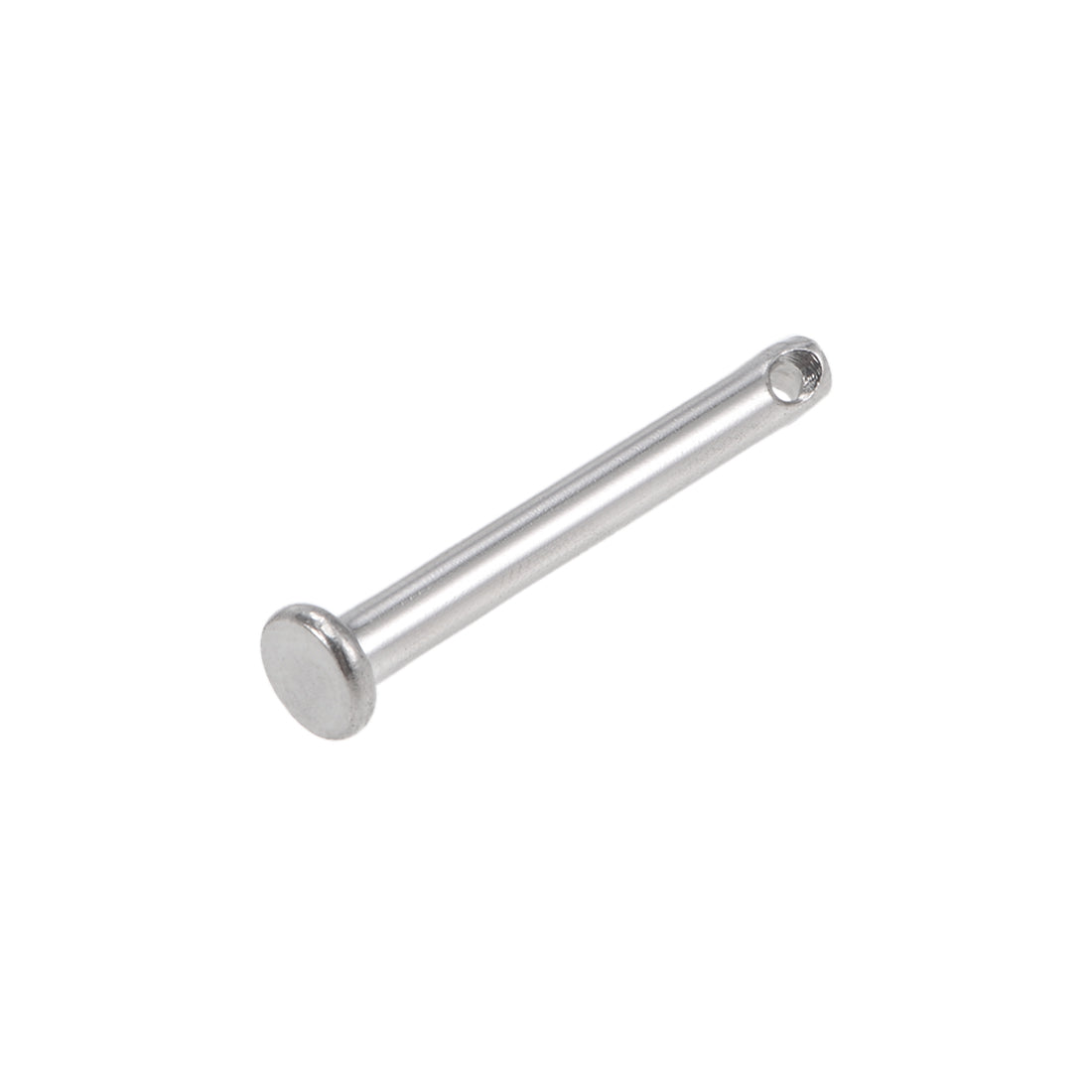 uxcell Uxcell Single Hole Clevis Pins - Flat Head 304 Stainless Steel Link Hinge Pin 10Pcs