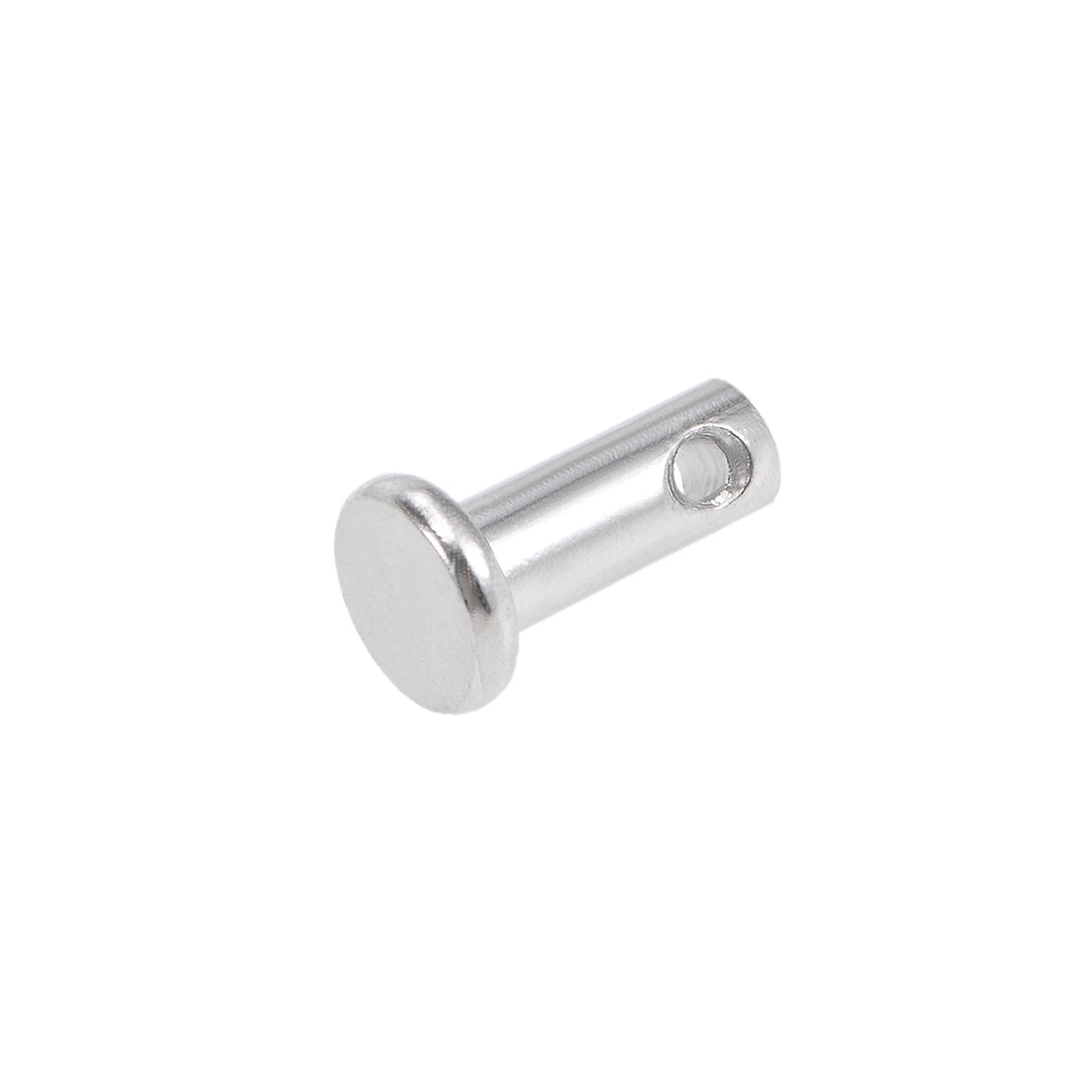 uxcell Uxcell Single Hole Clevis Pins - 4mm x 10mm Flat Head 304 Stainless Steel Link Hinge Pin 10Pcs